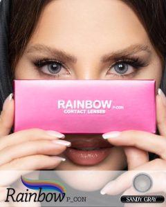 لنز طوسی جذاب SANDY GRAY برای درشت کردن چشمها