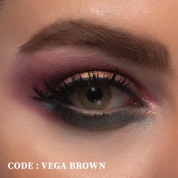 لنز فانتزی رنگی Vega Brown از برند رینبو