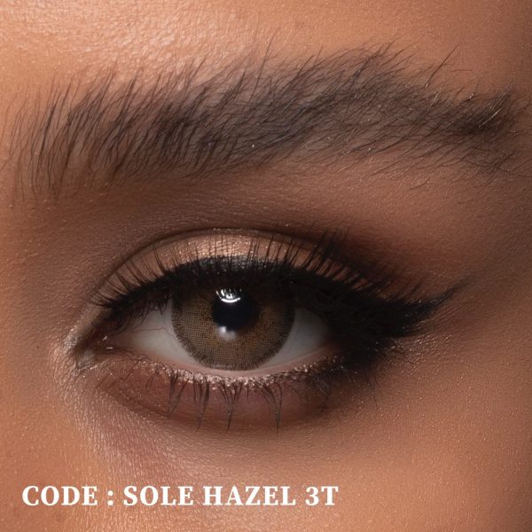 لنز قهوه‌ای روشن Sole Hazel 3T برند رینبو