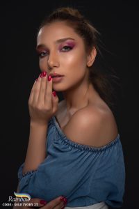 لنز رنگی طوسی عسلی Sole Ivory 3T برند رینبو - Image 2