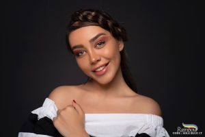 لنز رنگی آبی یخیSole Blue 1T برند رینبو - Image 3