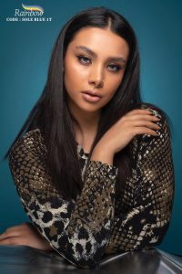 لنز رنگی آبی یخیSole Blue 1T برند رینبو - Image 4