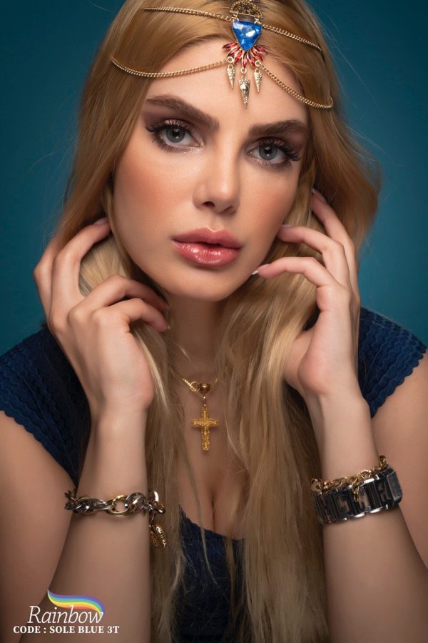 لنز آبی سه دور Sole Blue 3T از برند رینبو - Image 3