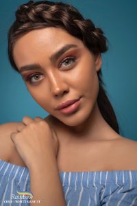 لنز یخی طوسی عسلی White Gray 3T برند رینبو - Image 3