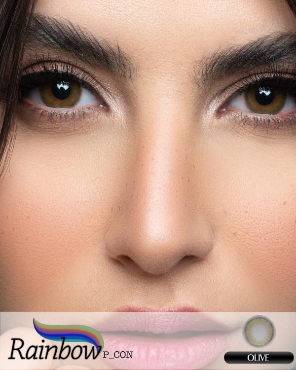 لنز رنگ زیتونی Olive از برند رینبو - Image 3