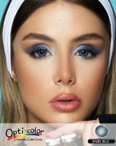 لنز Radix Blue اپتی کالر آبی نچرال بدون دور