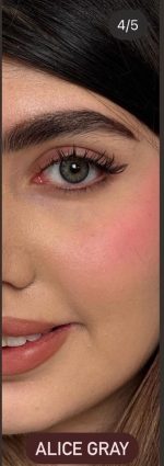 لنز طوسی دور مشکی محو Alice Gray - Image 3