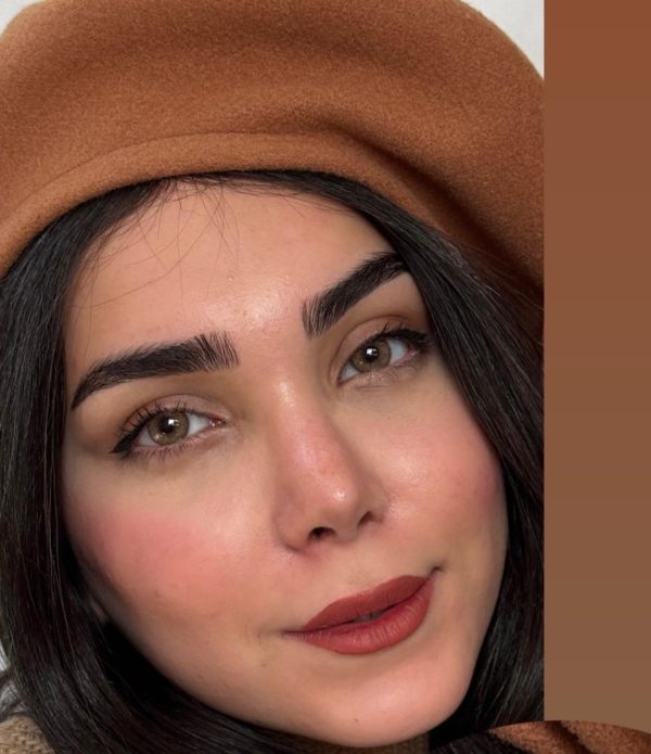 لنز رنگی قهوه ای عسلی روشن lili brown - Image 3