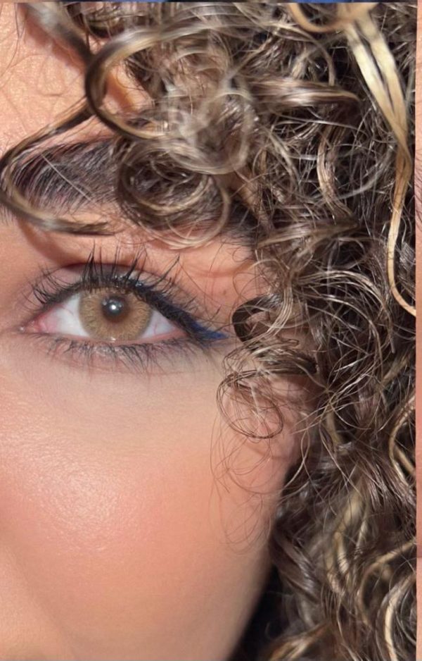 لنز رنگی قهوه ای عسلی روشن lili brown - Image 5